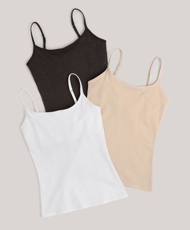 Women’s Everyday Shelf Bra Camisole 3-pack made with Organic Cotton | Pact