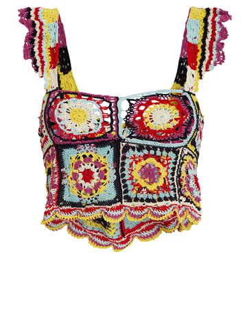 Carolina K | Tile Crochet Sleeveless Top | INTERMIX®