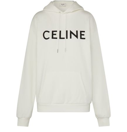 Women's Celine hoodie in cotton fleece | CELINE | 24S