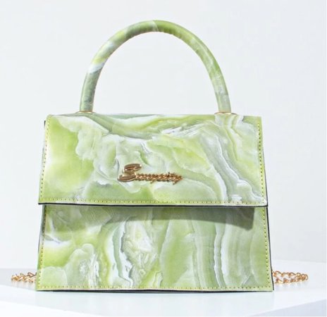 green shein bag