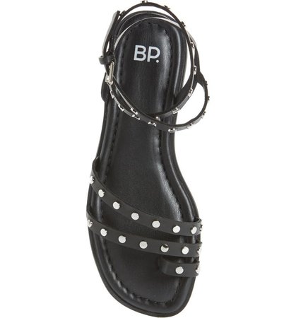BP. Sari Studded Ankle Wrap Sandal | Nordstrom