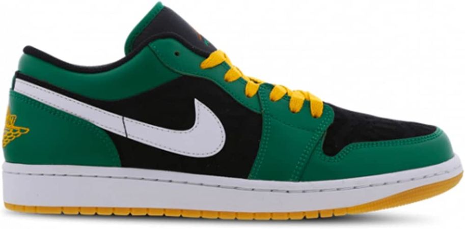 Amazon.com | Nike Jordan Mens Air Jordan 1 Low 553558 612 Bred Toe, Gym Red/White-black, Size 8 | Basketball