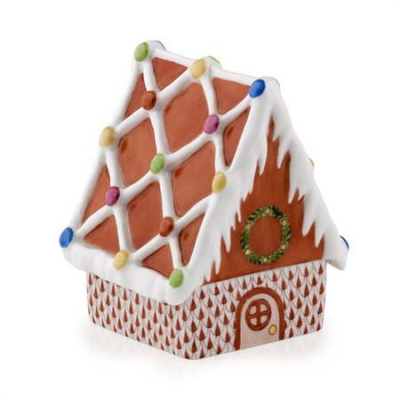 Herend Gingerbread House | Holiday Figurines | Herend Figurines | Collectibles | ScullyandScully.com
