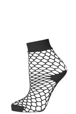 Large Fishnet Ankle Socks - Topshop USA