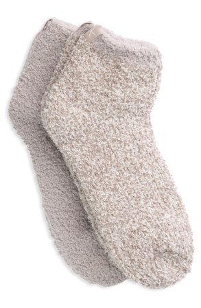 Barefoot Dreams® CozyChic™ Assorted 2-Pack Ankle Socks | Nordstrom