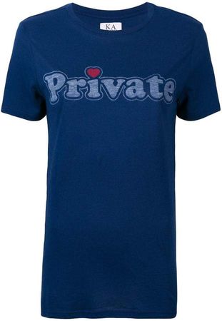 private print T-shirt