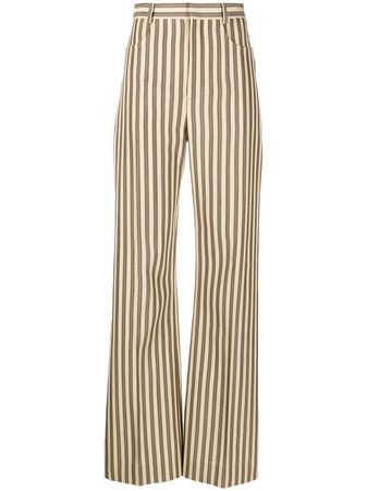 Jacquemus vertical-stripe high-waisted Trousers - Farfetch