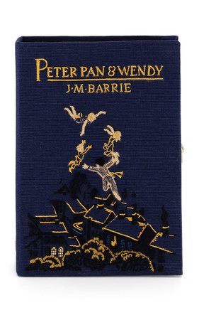 Peter Pan Embroidered Book Clutch By Olympia Le-Tan | Moda Operandi