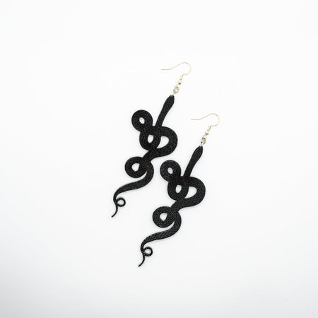 Snake Earrings - “Buns, Hon”– Smells Like Crime