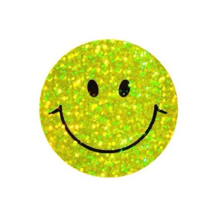 yellow smiley face sparkle sticker png filler fun