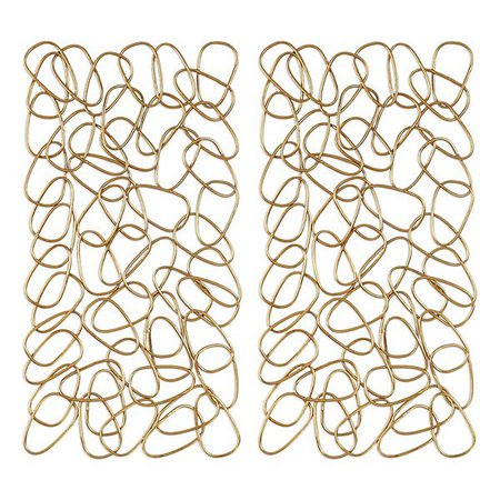 Uttermost In The Loop Gold Finish Wall Art 2-piece Set