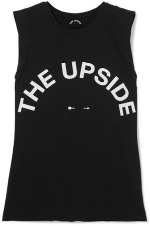 The Upside | Muscle printed cotton-jersey tank | NET-A-PORTER.COM