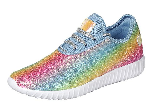 Rainbow Glitter Sneakers