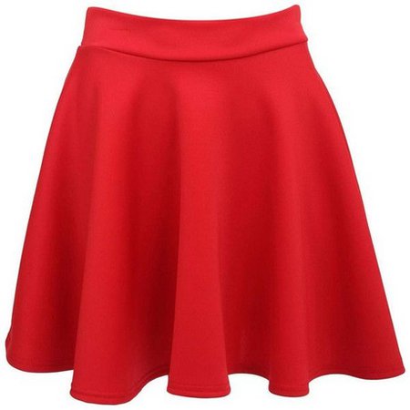 Red Skater Skirt