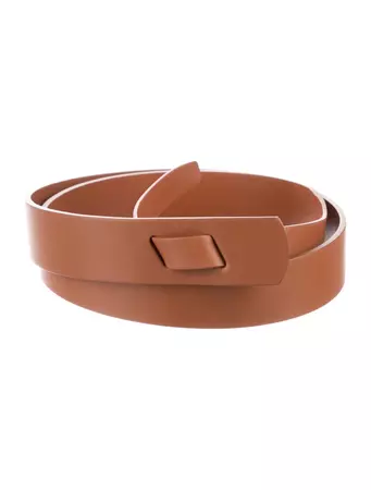 Loro Piana Leather Belt - Brown Belts, Accessories - LOR124344 | The RealReal