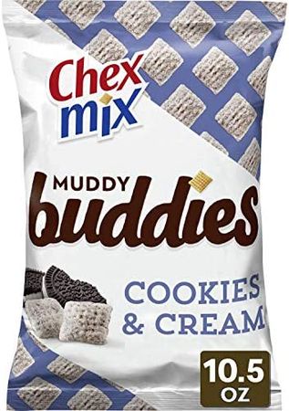 Amazon.com : Chex Mix Muddy Buddies, Cookies and Cream Snack Mix, 10.5 oz : Grocery & Gourmet Food