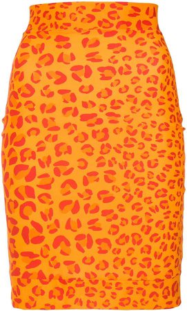 Amir Slama leopard print skirt