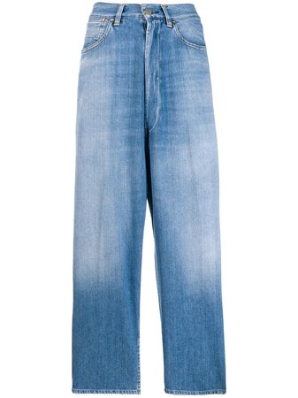 Golden Goose Wide-Leg Jeans G35WP084A2 Blue | Farfetch