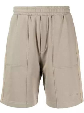 Helmut Lang logo-embroidered Tape Track Shorts - Farfetch