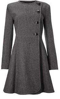 French Connection- Grey Coat Dress
