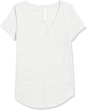 Amazon.com: Amazon Brand - Core 10 Women's (XS-3X) Soft Pima Cotton Stretch V-Neck Yoga Short Sleeve T-Shirt: Clothing