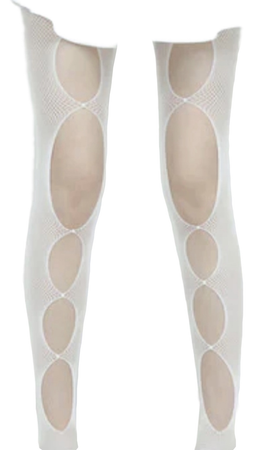 White hole tights
