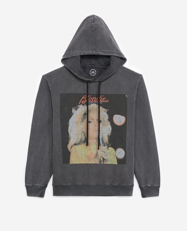Faded black sweatshirt with Blondie print | The Kooples