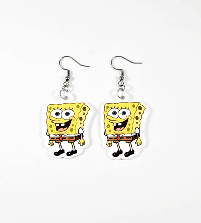 SpongeBob earrings