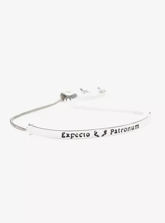 Harry Potter Expecto Patronum Adjustable Bar Bracelet - BoxLunch Exclusive