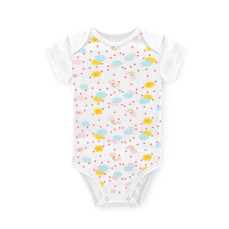 Kit 5 Bodies Bebê Sunshine Vermelho - Club B | Boutique Infantil