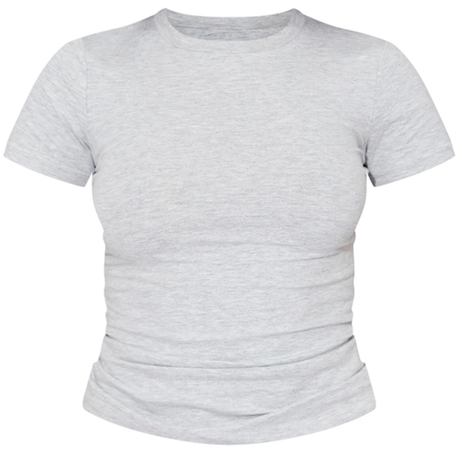 Grey fitted tee