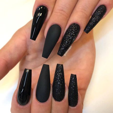 black long nails - Google Search