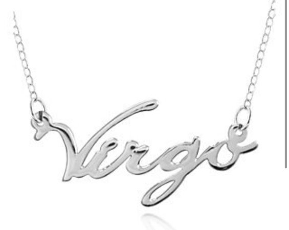 Virgo sliver necklace