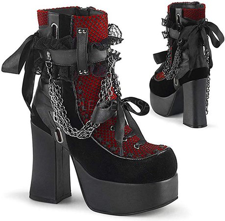 Amazon.com | Demonia Women's Charade-110 Boots | Ankle & Bootie