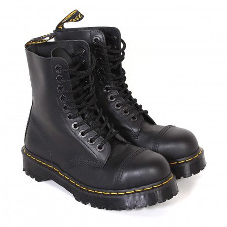 Dr Martens Women's 8761 BXB Steel Toe Cap Leather Boot Black