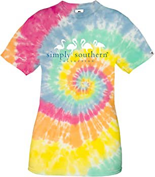 Amazon.com: Simply Southern Mightier Than The Waves Tie Dye Women's Shirt (Large) : Clothing, Shoes & Jewelry