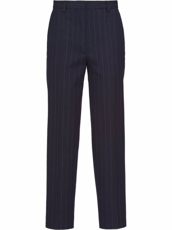 Prada pinstripe-pattern tailored trousers - FARFETCH