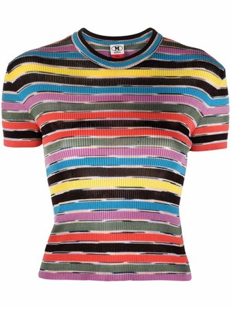 M Missoni striped rib-knit top - FARFETCH