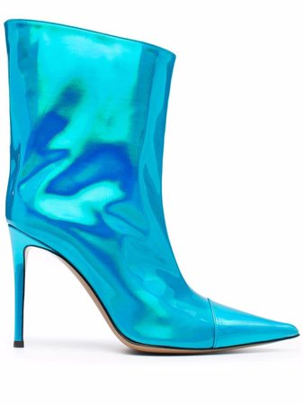 Alexandre Vauthier Ankle Boot Metálica - Farfetch