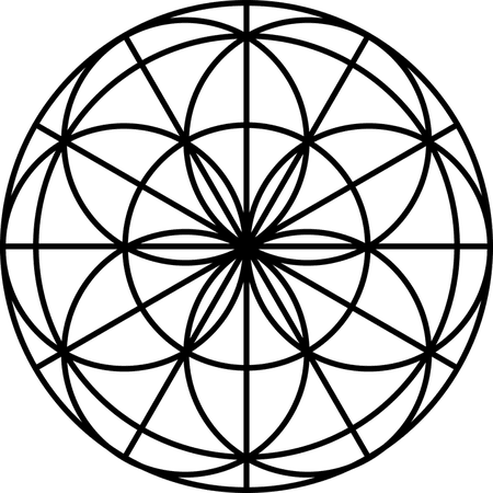 Flower Of Life Sacred Geometry · Free vector graphic on Pixabay