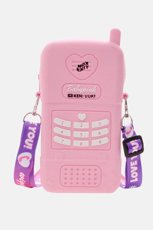 かわいい Y2K PINK PHONE BAG | kawaii pastel goth soft grunge streetwear – noxexit