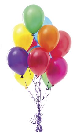 Blue Flying Balloon Png Happy Birthday, New Year, Birthday - 28001 - TransparentPNG