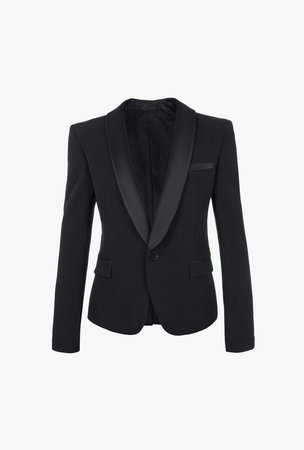 ‎‎‎‎ ‎ ‎Cotton Tuxedo Jacket ‎ for ‎Men‎ - Balmain.com