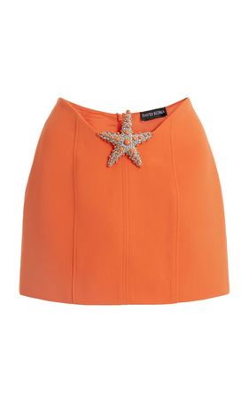 Crystal Starfish Cady Mini Skirt By David Koma | Moda Operandi