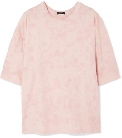 Motley Oversized Tie-dyed Organic Cotton-jersey T-shirt - Pink