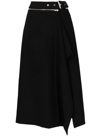 Shop Dion Lee belted wrap skirt with Express Delivery - FARFETCH