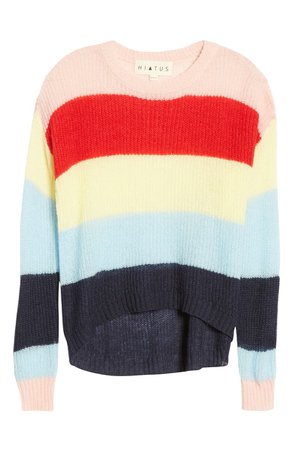 Hiatus Rainbow Stripe Sweater | Nordstrom
