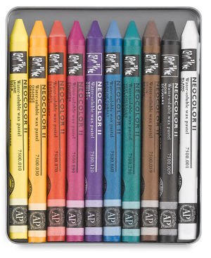 Caran d'Ache Neocolor II Artists' Crayons Set of 10