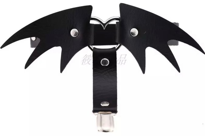 Bat Garter Belt