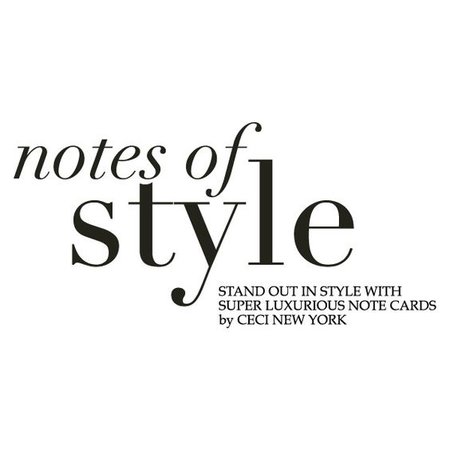 Notes of style text